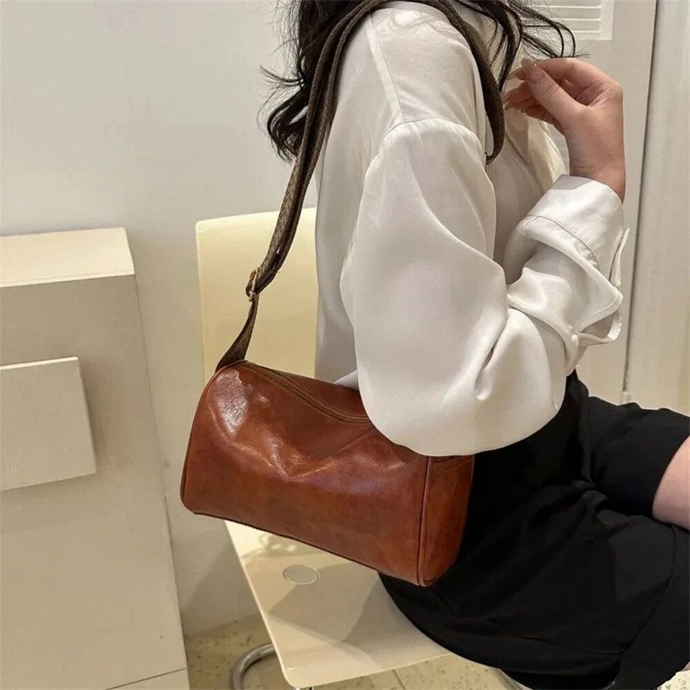 Sac à Main Vintage en Cuir Femme – Sac Bandoulière